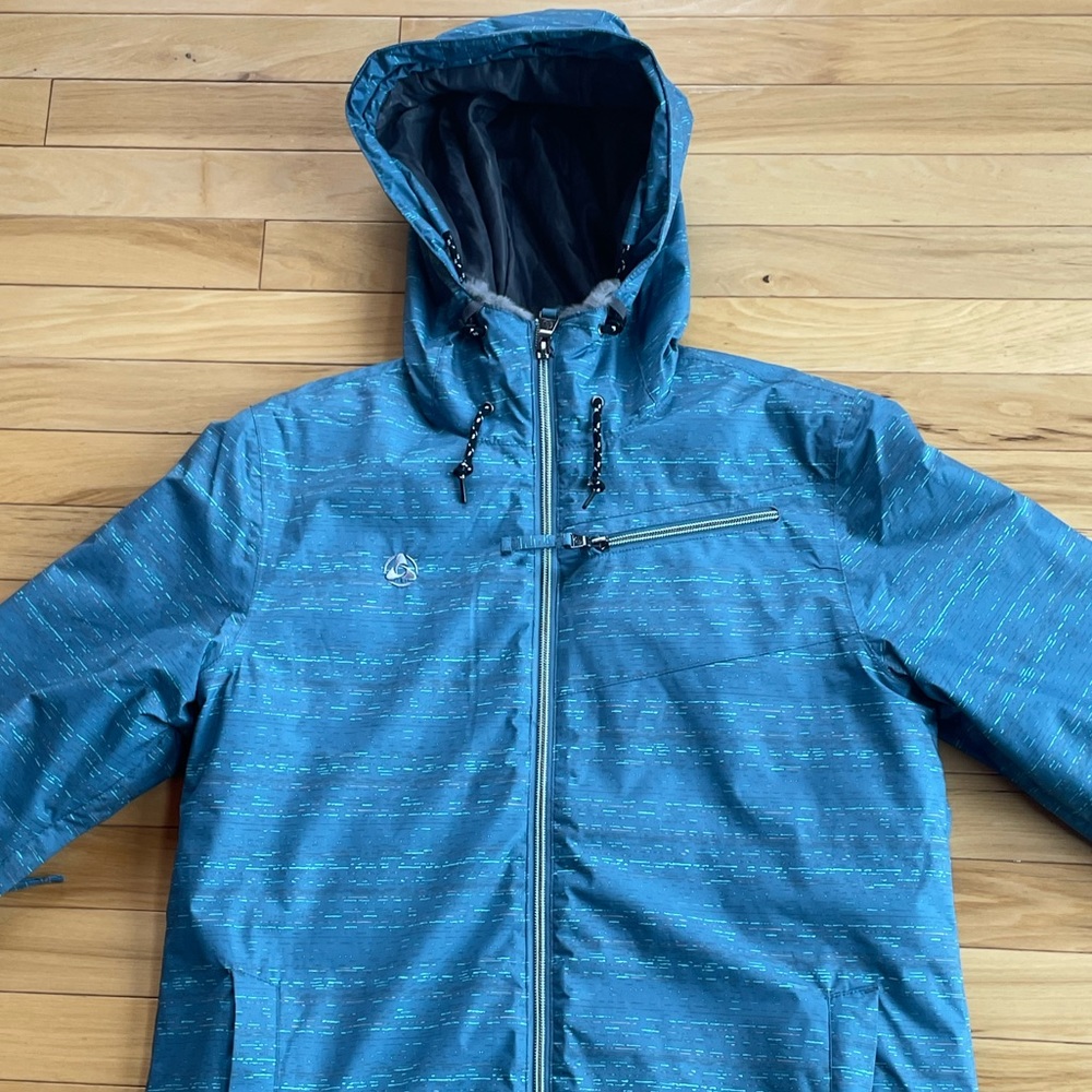 Turbine Ski Snowboard Winter Jacket Blue Youth XL Girl Medium Women's